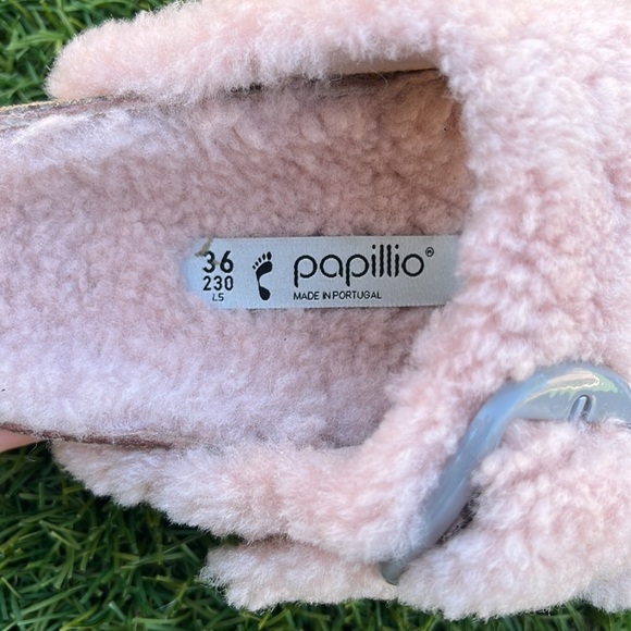 NWT Arizona Big Buckle Teddy Shearling Birkenstock Papillio EU 36/US 5 Narrow - Picture 6 of 10